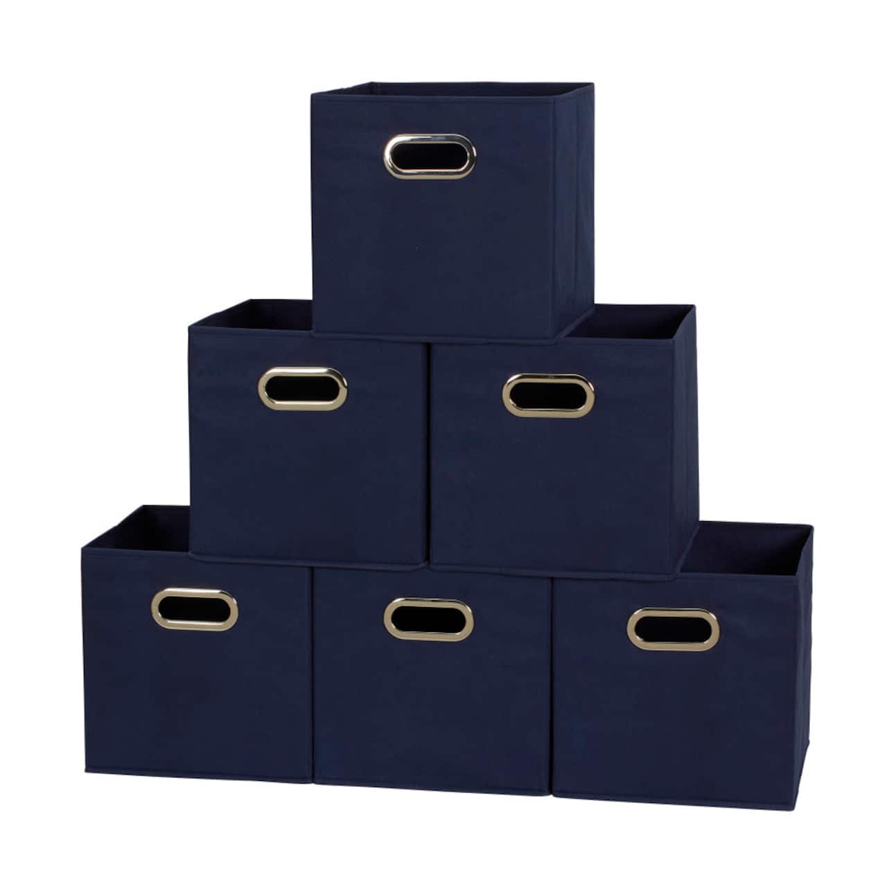 6 Pack Household Essentials 11" Fabric Storage Bins